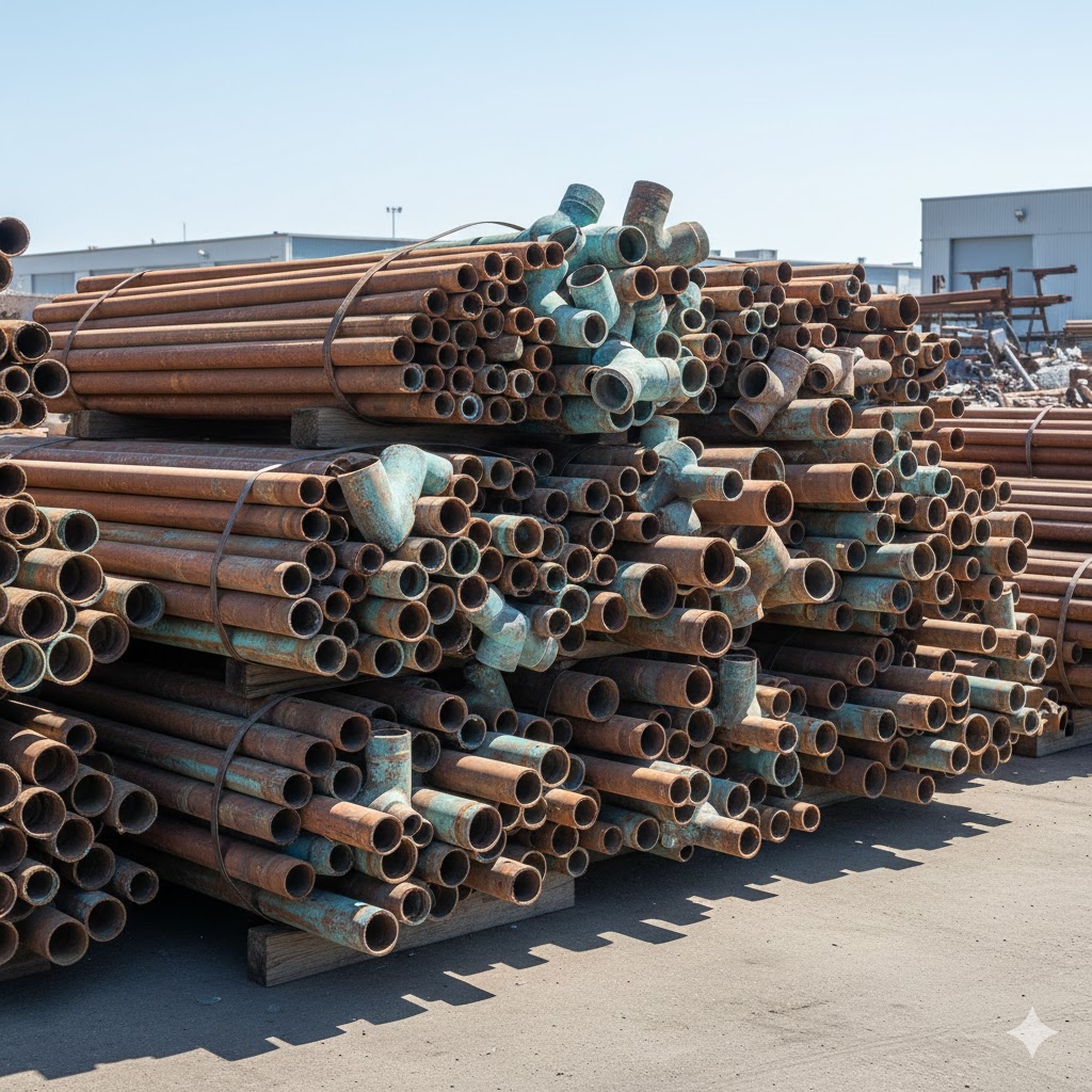 Compressed metal cubes